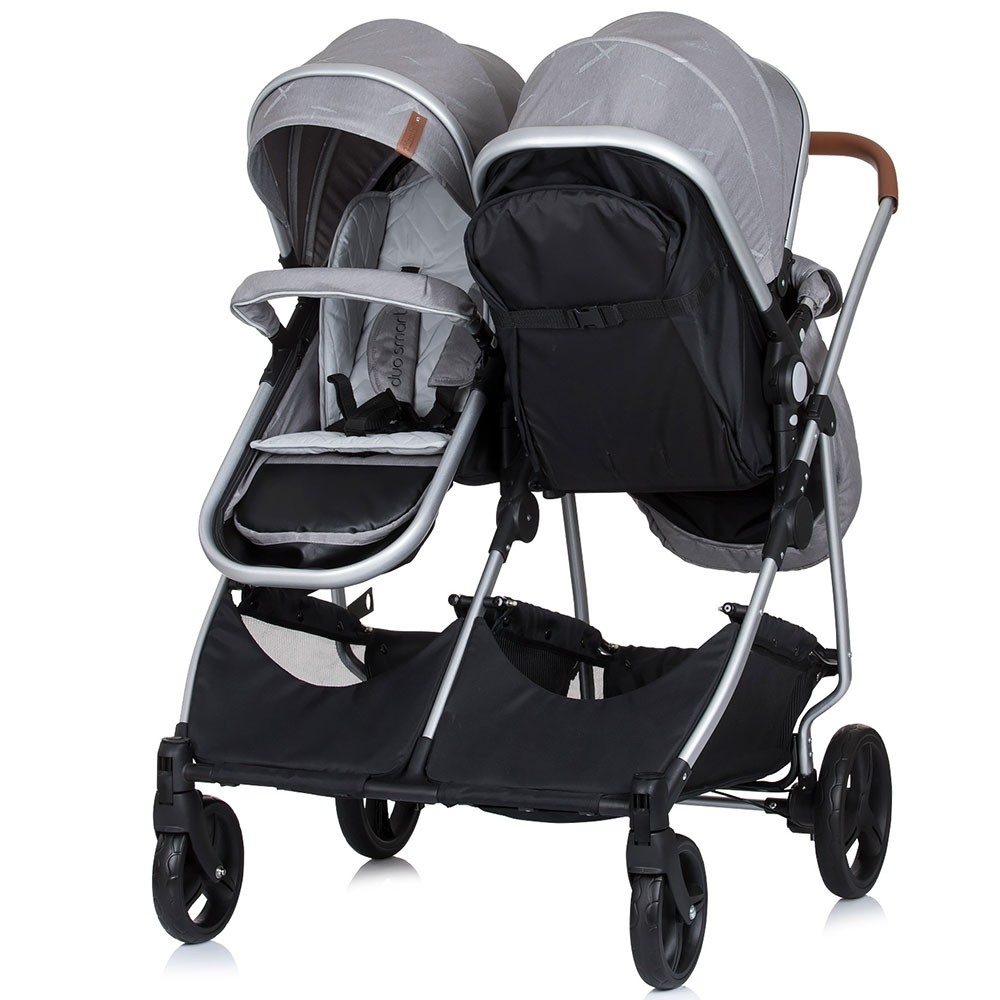 Chipolino Duo Smart 2 in 1 Anthracite Carucior Gemeni - imagine 6