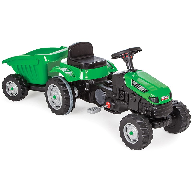Tractor Pilsan Active cu Remorca, Pedale - imagine 3