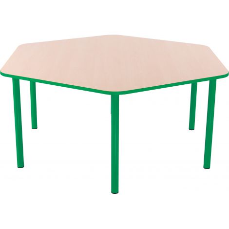 Masa Hexagonala Bambino, Cant Verde, Reglabila