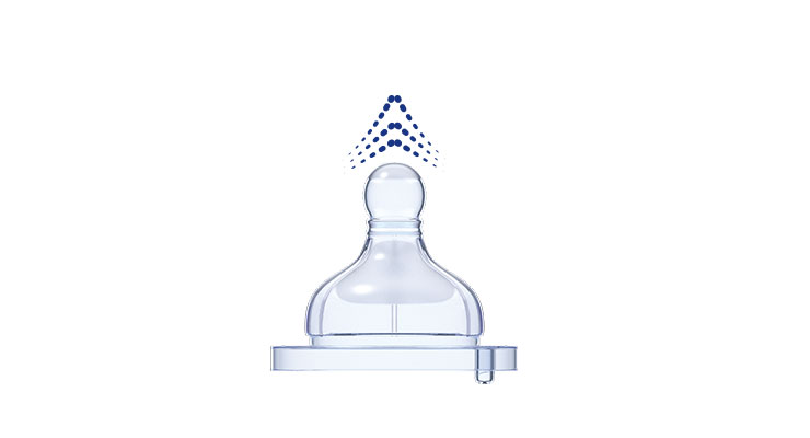 Tetine Chicco Silicon Anticolici, 2 Bucăți - imagine 5