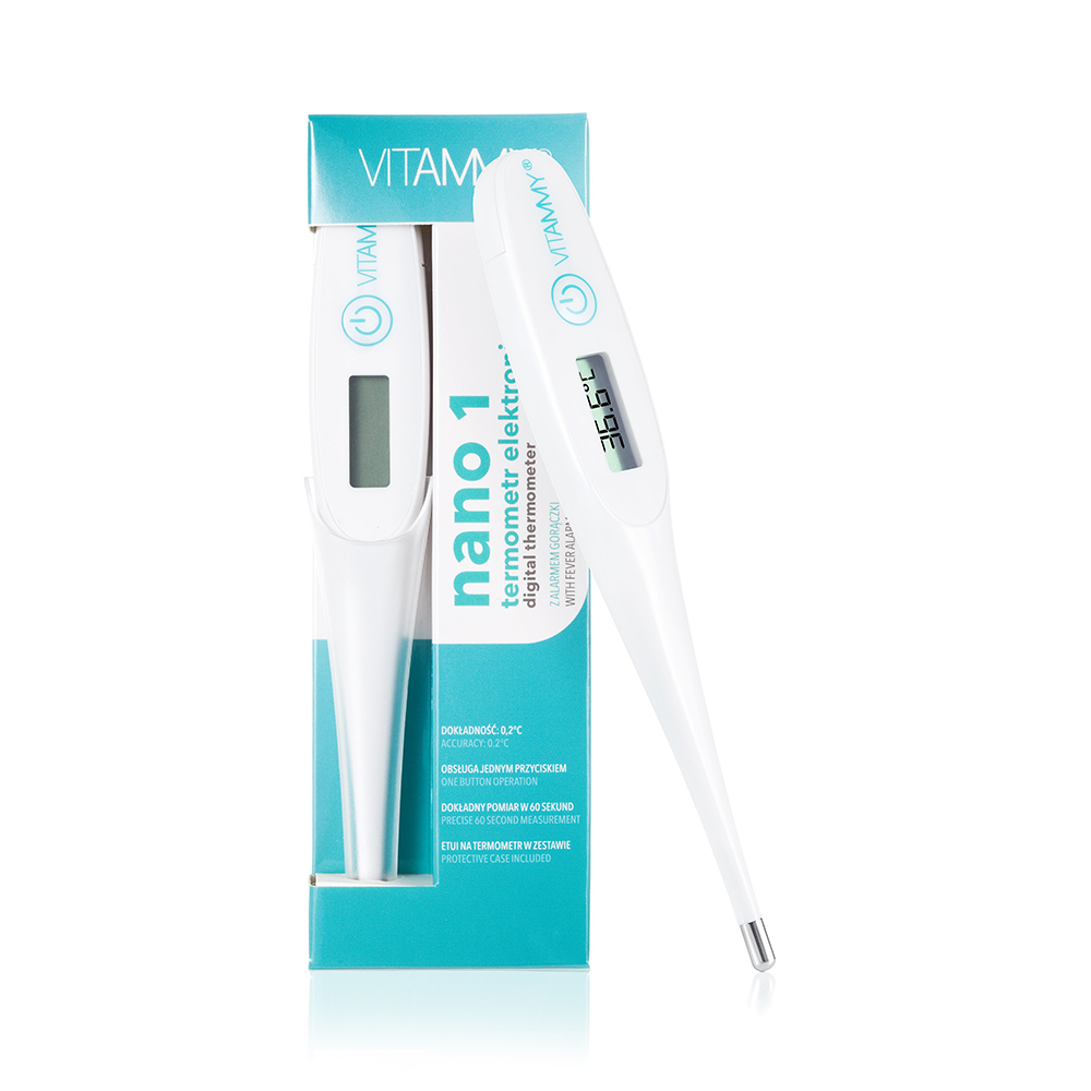 Termometru Electronic Vitammy Nano 1 cu Alarmă Febra