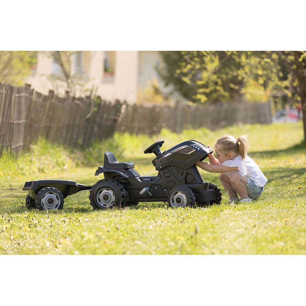 Tractor cu Pedale Smoby Farmer XL si Remorca - imagine 5