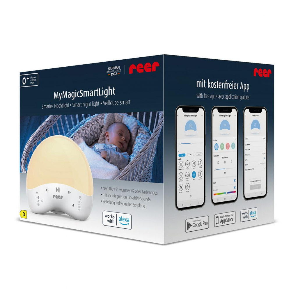 Lampa de veghe Reer MyMagic SmartLight, 25 sunete - imagine 4