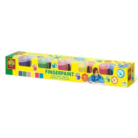 Ses Creative Set Acuarele Degete - Creativitate Fără Limite