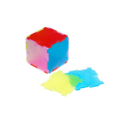 Joc Educatic Conexion 56 Piese Translucide Miniland - imagine 6