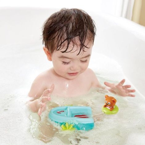 Hape Barcuta de Baie cu Ursulet - Distractiv Educativ - imagine 3