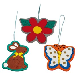 Set 3 pandantive decor Primăvara Beleduc - imagine 2