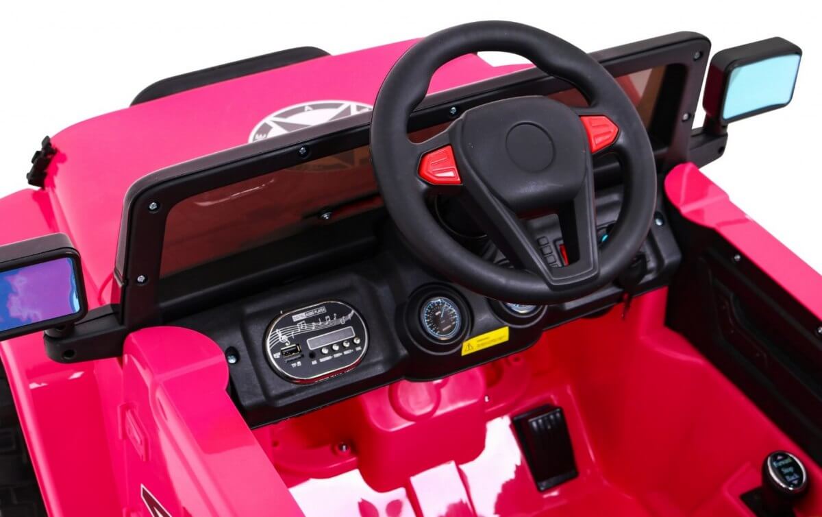 Mașinuță Electrică 4WD Roz pentru Copii | Autokids - imagine 6