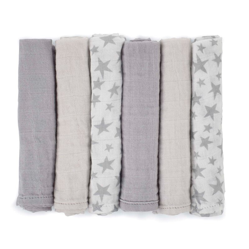 Set Scutece Jane Muselină Bambus | 6 Bucăți