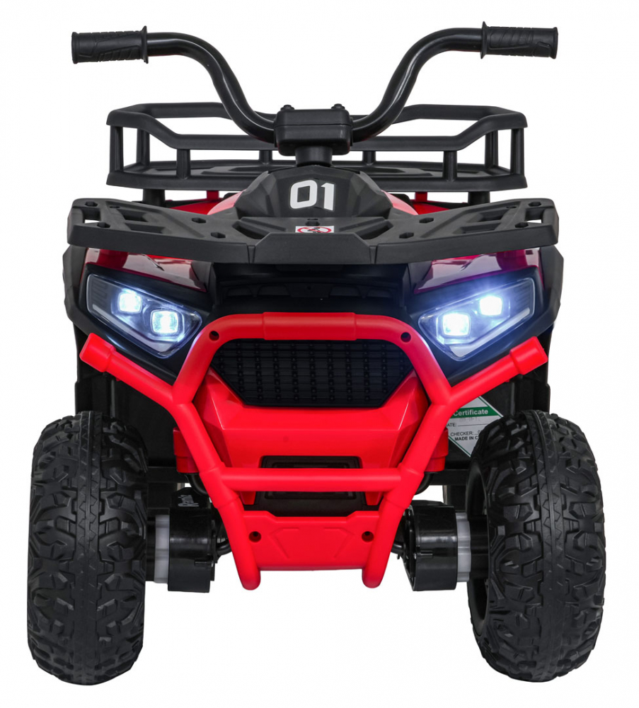 ATV Electric Ramiz Robust Red pentru Copii