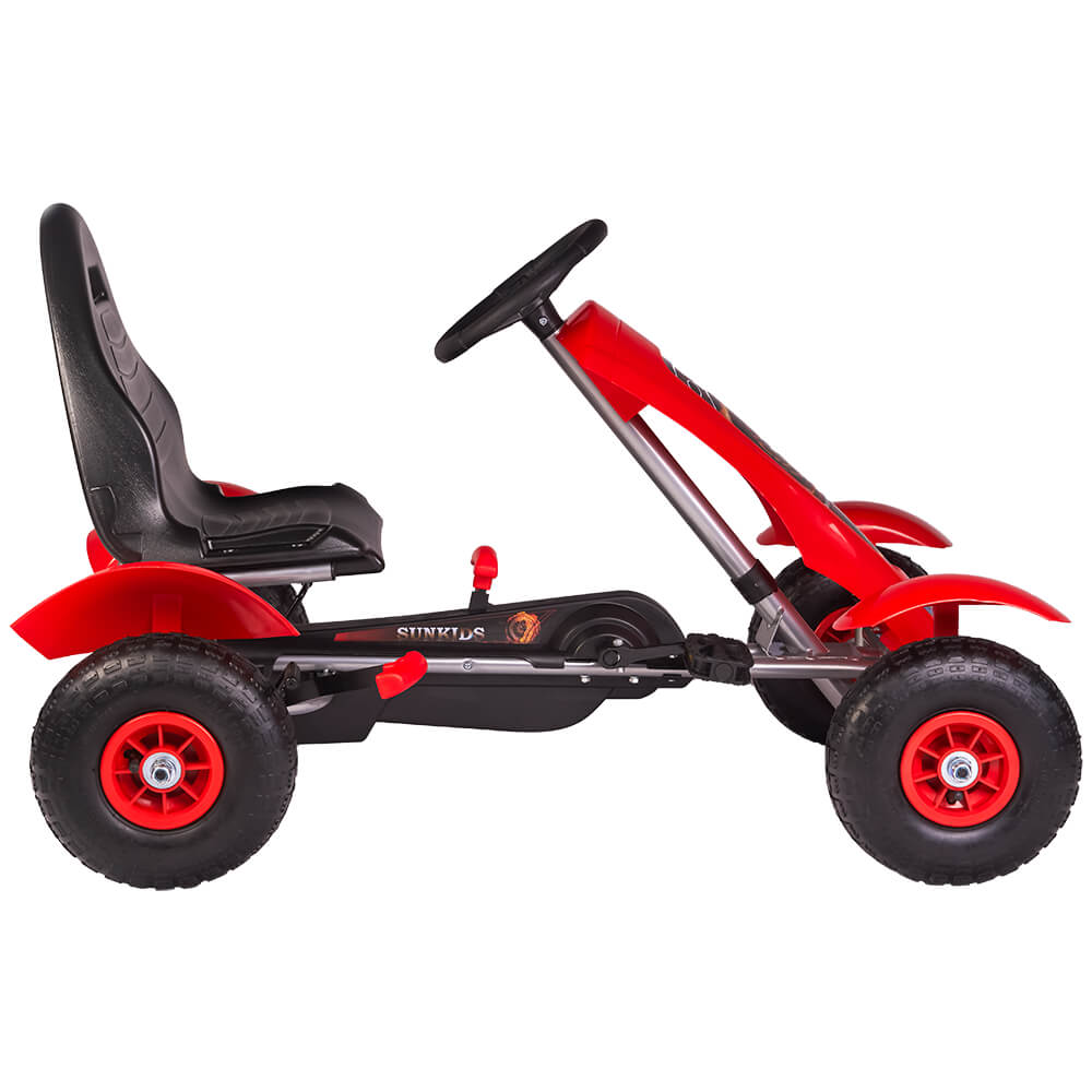 Kart Pedale Kidscare F618 Air Rosu, 4-9 Ani - imagine 2