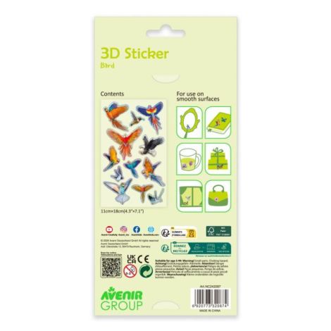Avenir Abtibilduri 3D Pasari | Creativitate - imagine 3