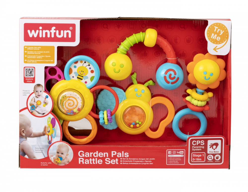 Winfun Set 4 Zornaitoare - Stimulare Senzoriala