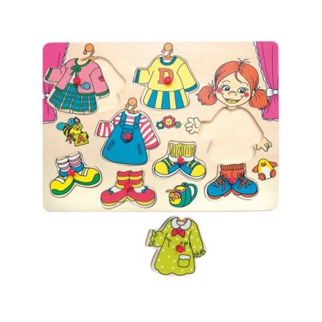 Puzzle lemn Woodyland | Îmbrăcat Carolina - imagine 2