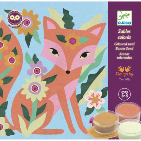 Djeco Atelier Nisip Animale Luminoase