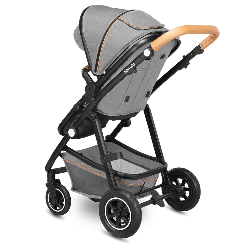Carucior Lionelo Amber 2 in 1 Aluminiu Gri