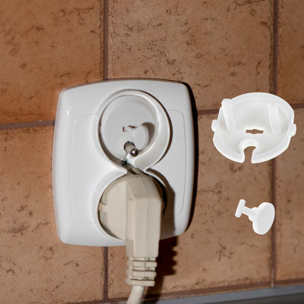 Cheie Siguranță Priză Ikonka Alb, Accesoriu Ess - imagine 2