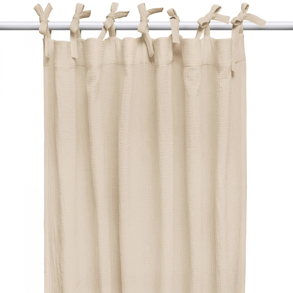 Draperie Little Amy Muselină Organică Bej - imagine 2
