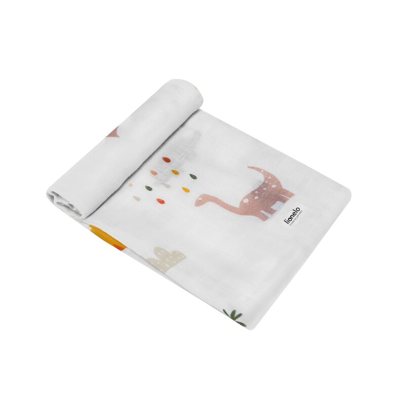 Set 3 Scutece Bambus Dino Lionelo 70x70 cm - imagine 5