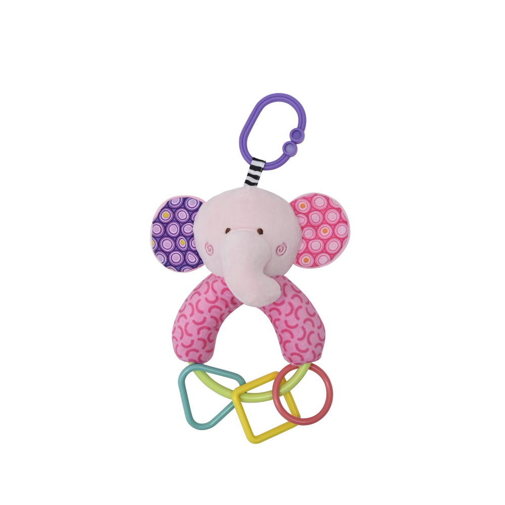 Jucărie Pluș Elefant Zornăitoare Lorelli 0+