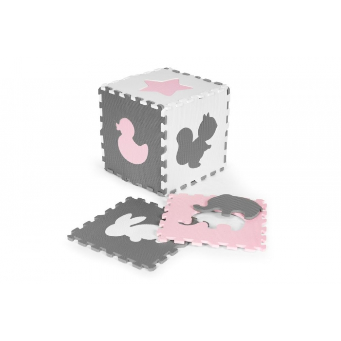 Salteluta puzzle Ecotoys cu pereti, 36 elemente - imagine 3