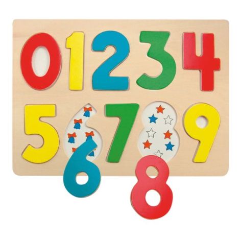 Woodyland Puzzle Cifre Educational pentru Copii