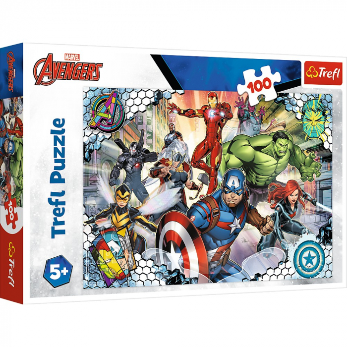 Puzzle Trefl 100 Avengers: Distracție și Dezvoltare