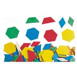 Set 250 Forme Geometrice Miniland | Joc Logica - imagine 2