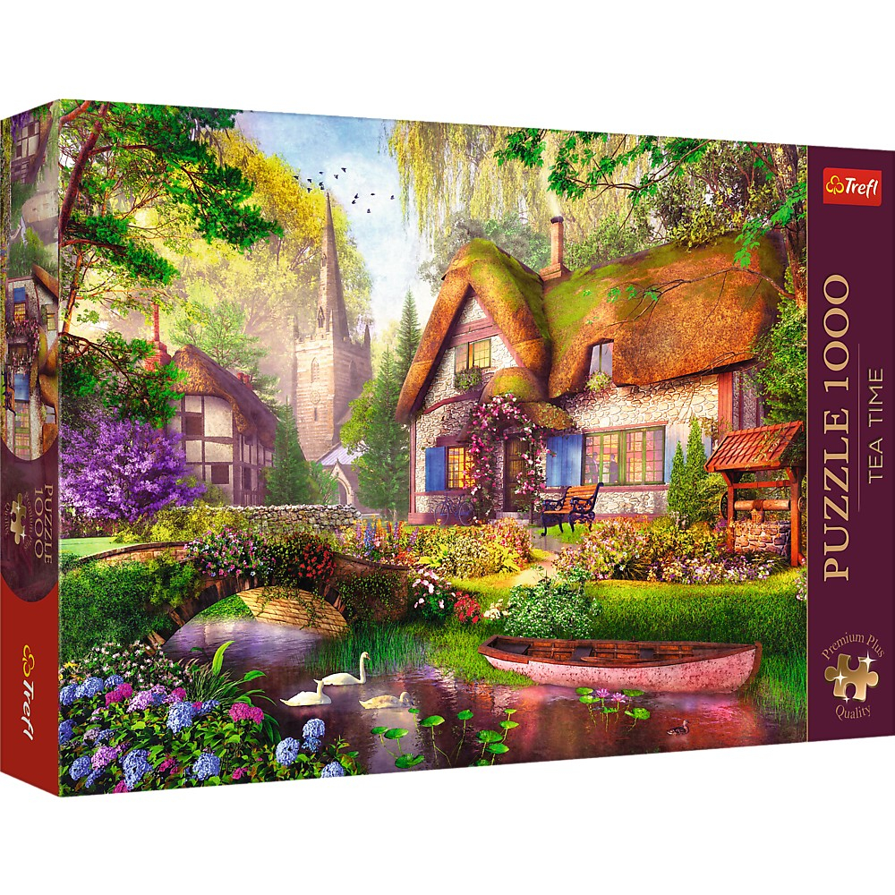 Puzzle Trefl 1000 Tea Time - Relaxare și Concentrare
