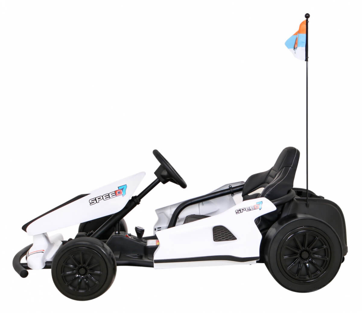 Kart Electric Drift KING LUX 24V Alb Autokids - imagine 7