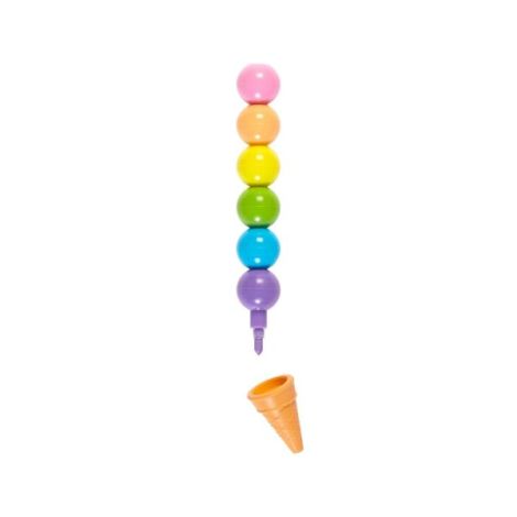 Ooly Rainbow Scoops - Creioane și Radieră Parfumată