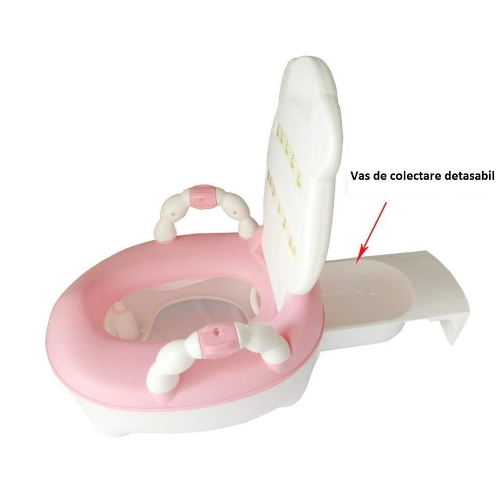 Olita Little Mom Cow Pink, Educationala, cu Manere - imagine 2