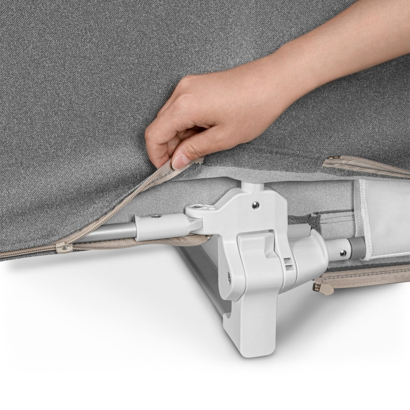 Bariera Protectie Lionelo Lora, Gri, 105x45 cm - imagine 6