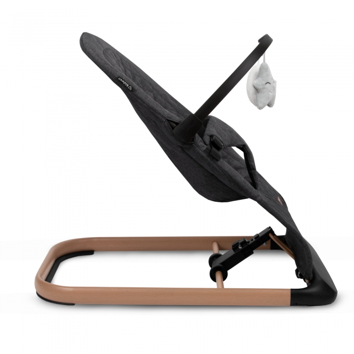 Balansoar Kidwell Laro Wooden Black Sigur și Confortabil - imagine 6