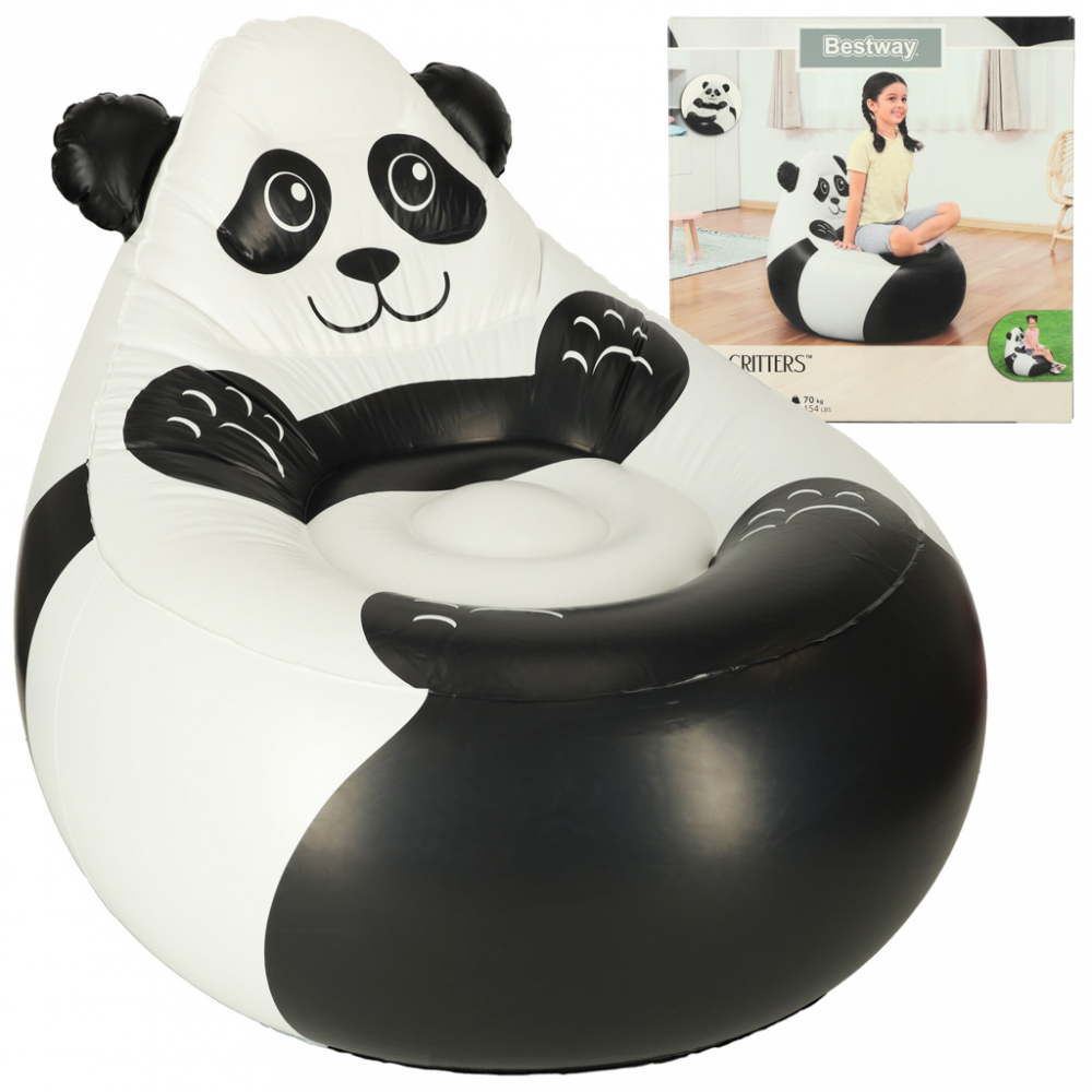 Fotoliu gonflabil Panda Bestway, 72x64 cm