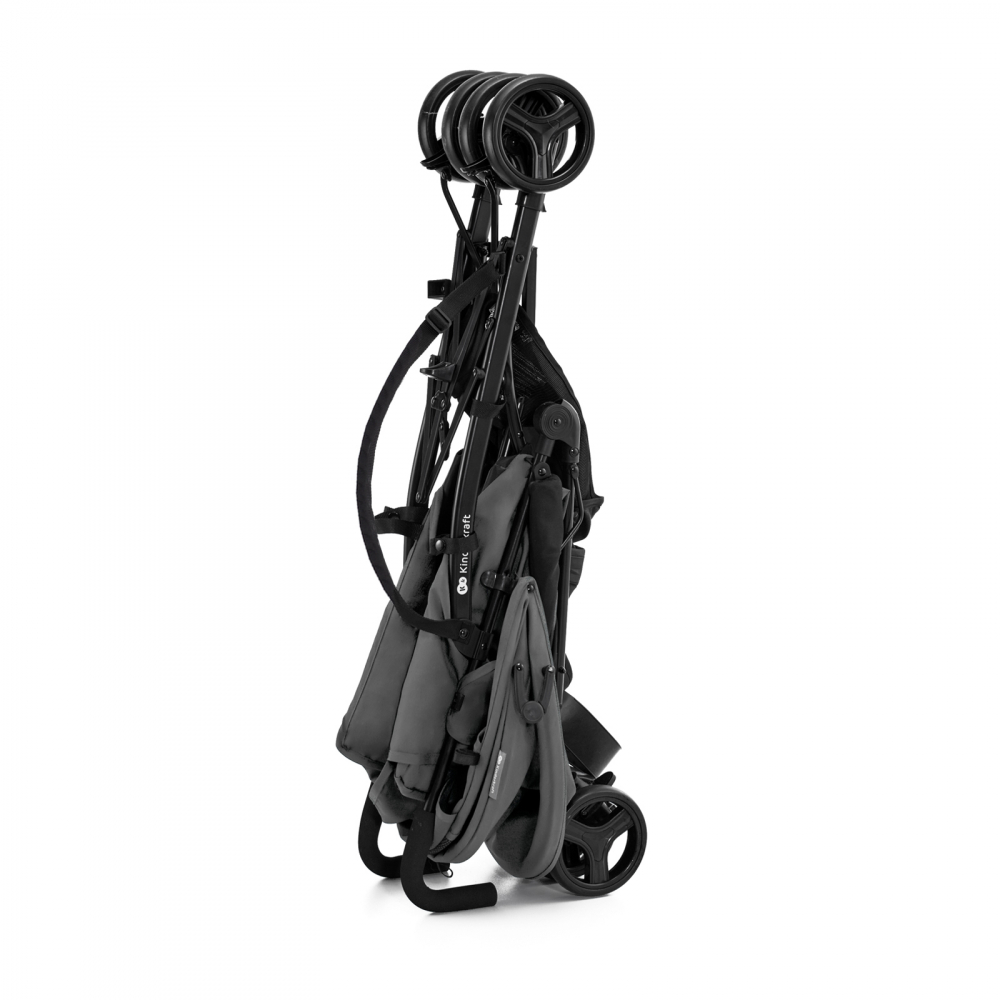 Carucior Kinderkraft TIK Stone Grey, Ușor 6.5kg - imagine 5