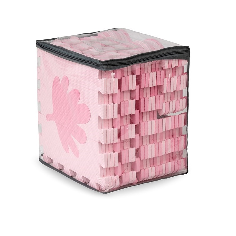 Covoraș Puzzle Momi Zawi 150x150 cm Pink - imagine 5