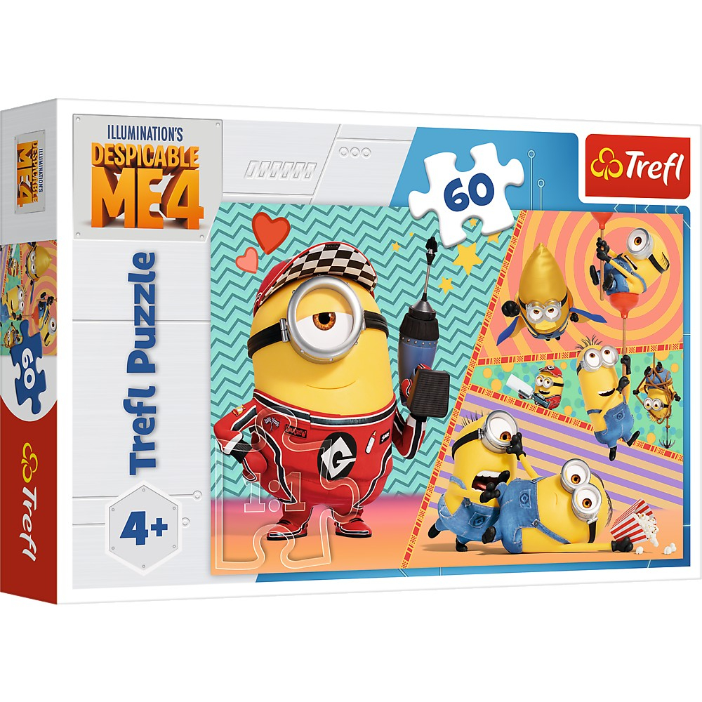 Puzzle Trefl 4in1 Despicable Me - Joc Educativ
