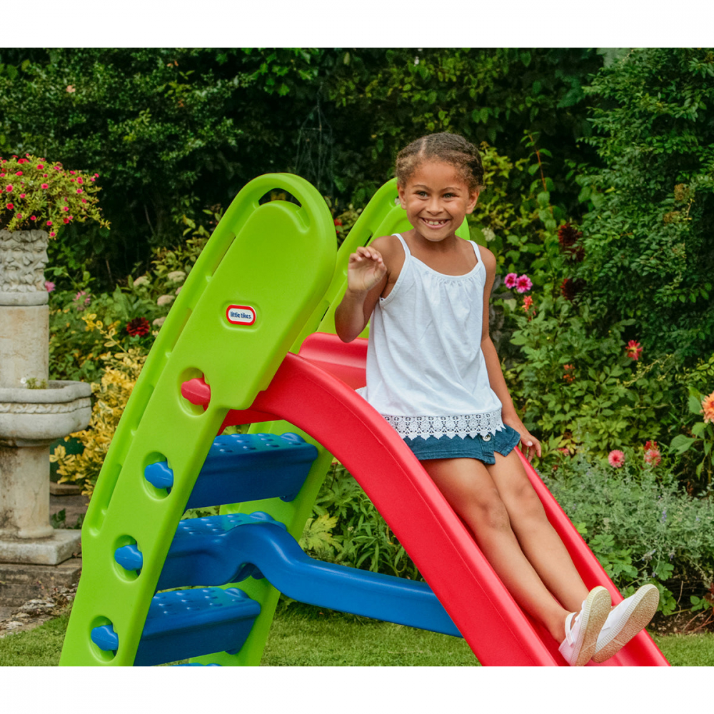 Tobogan mare roșu Little Tikes Exterior - imagine 4