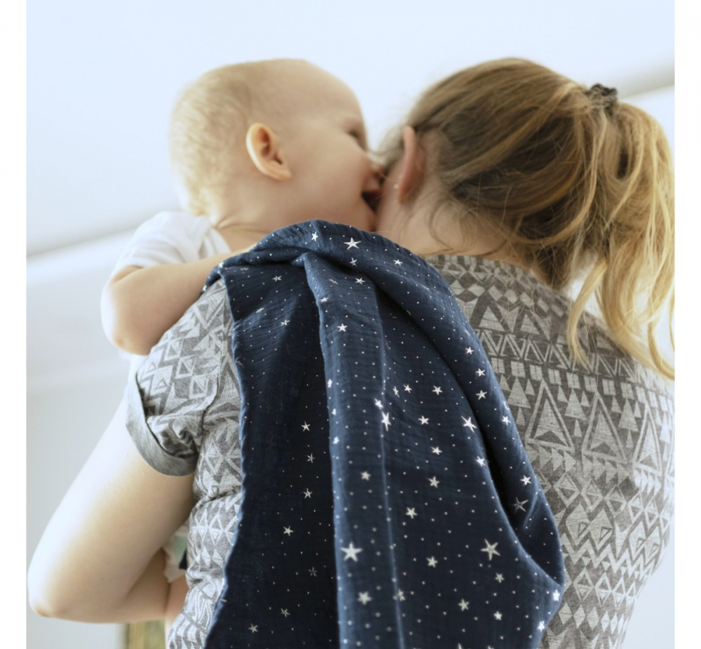 Set 4 Scutece Museline Babysteps, Bumbac Organic