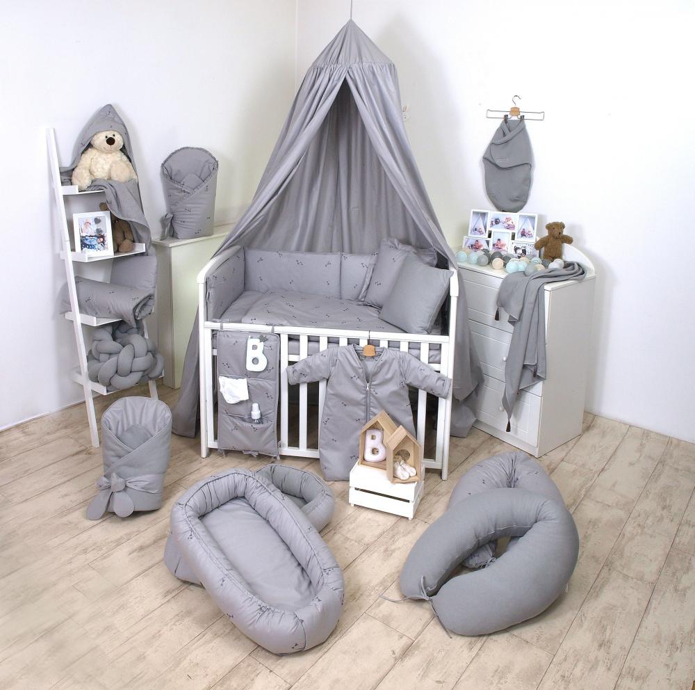 Baldachin Amy Pure Grey | Somn Linistit 250x320 cm - imagine 3