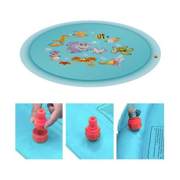 Piscina Kruzzel XL cu Stropitoare, 170cm - imagine 3