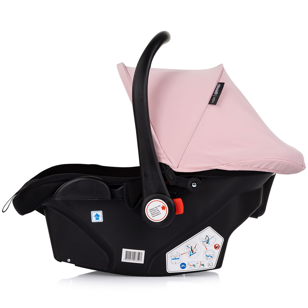 Carucior 3 in 1 Chipolino Vista Pink - Transformabil - imagine 5