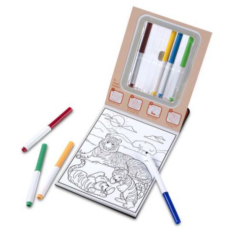 Carnet Colorat Animale Sălbatice Melissa & Doug - imagine 3