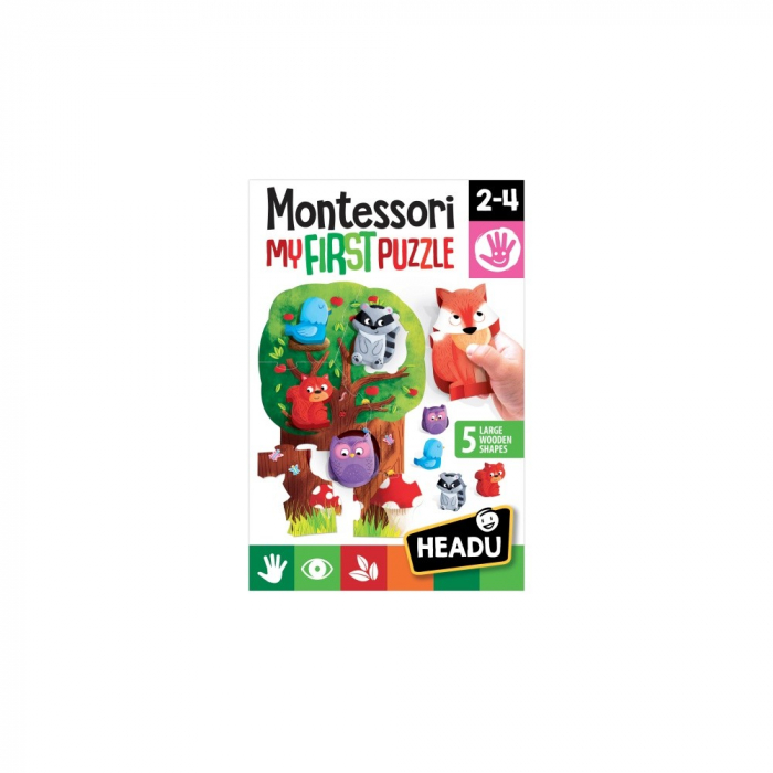 Primul Meu Puzzle Pădure Headu | Joc Montessori