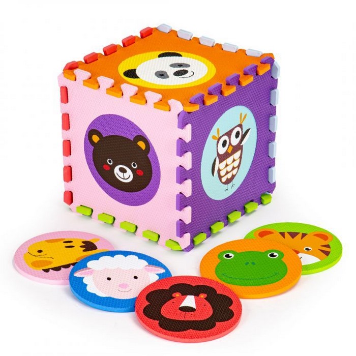 Salteluta Educationala Ecotoys cu Animale - imagine 3