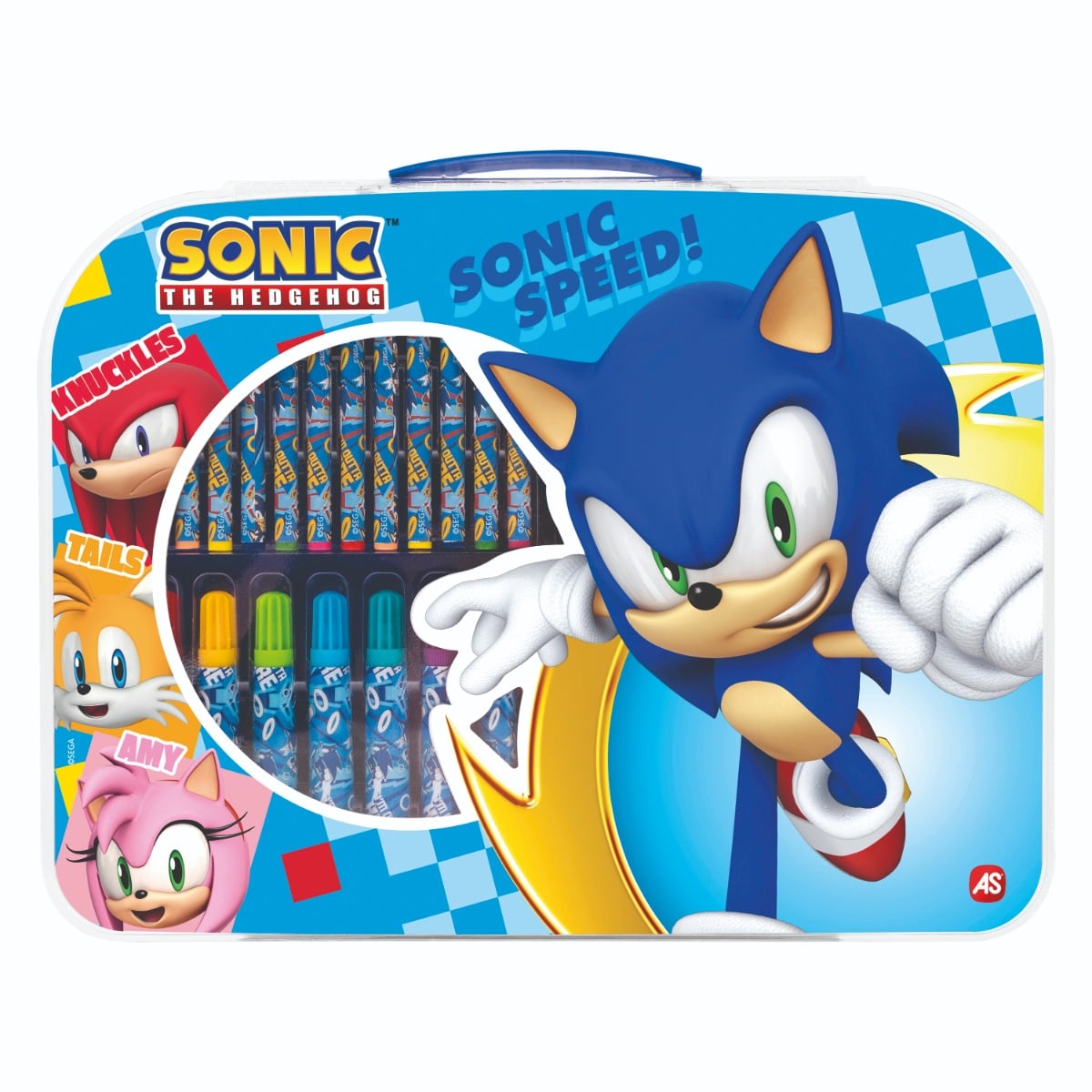 Set Desen Art Case Sonic The Hedgehog