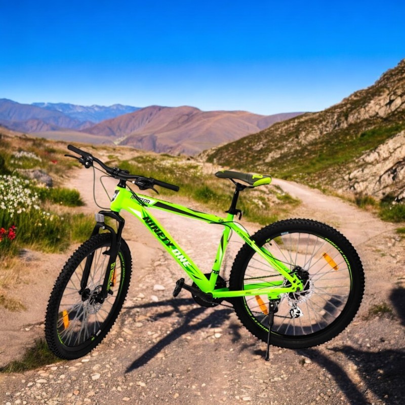 Bicicleta MTB Procart Verde Neon cu Disc - imagine 4