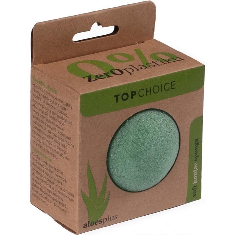 Burete Konjac Aloe Top Choice - Curățare 100% Naturală