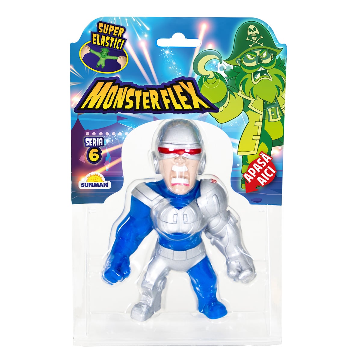 Figurina Monster Flex S6 Cyborg - Se întinde până la 50cm